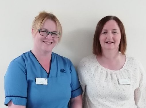 Angie Balfour and Marion MacRury, Research Specialist Nurses